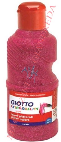 GIOTTO GLITTER FLACONE TEMPERA PRONTA ML. 250 MAGENTA